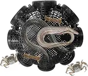 Fish Trap with 8 Holes, Crab Trap, EEL Trap, Portable Catch Fish Trap Cage, Crawdad Crawfish Trap, Minnow Traps, Portable Fishing Net for Loach, EEL, River Shrimp, Crab, Fish Trap