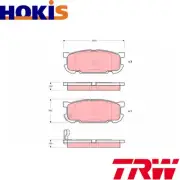 BRAKE PAD SET DISC BRAKE GDB3303 FOR MAZDA MX-5II BP6J 1.8L B6MC/B6MU 1.6L 4cyl