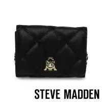 在飛比找momo購物網優惠-【STEVE MADDEN】BTARI 菱格紋信封鍊條腰包(