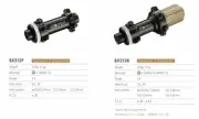 Bitex BX312F & R Disk Center Lock hub pair 24 holes