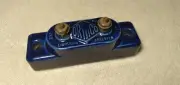 Vintage “ Corwico” Cornish Wire Company NOS Lightening Arrester COBALT BLUE DECO