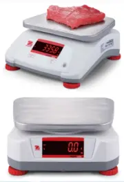 Ohaus Valor V22PWE3T Water Proof Food Scale 6 LB x 0.001 LB