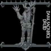 Dark Sacrifice Druid Resin Miniature 28mm 32mm Dungeon Dragons D&D RPG