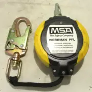 NEW MSA WORKMAN PFL PERSONAL FALL LIMITER 6' FT