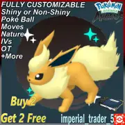 Pokémon Legends Arceus ✨ Shiny Alpha Flareon ✨ W/ Best 6IV Customizable