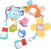Kisangel Stroller Arch Crib Pendant for Engaging Rattles Hanging for Prams Develops Hand Eye Coordination Safe Design