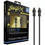Stinger XI116 6ft Toslink Fiberoptic Interconnect Cable Fiber Optical Wire