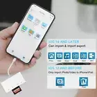 Camera SD TF Memory Card Reader For iPhone 14 13 Pro to USB3.0 Adapter OTG Cable