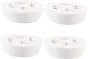 SHINEOFI 4pcs Non Slip Washer Floor Protector Cushions TPR Vibration Dryer Pads for Washing Machine Noise Reducing and White