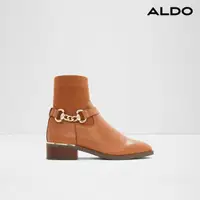 在飛比找momo購物網優惠-【ALDO】FRANINA-個性時尚平底側釦中筒襪靴-女靴(