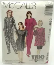McCall's Pattern #5681 - Maternity Jumpsuit, Top & Skirt (Sizes 10,12&14)