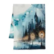 [D'aniello] D'aniello Cityscape Scarf ONE SIZE BLUE/GREY