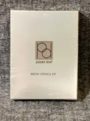 PAULA DORF Brow Stencil Kit Super Fine, Fine, Natural, Full , Plus Brush SEALED
