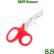 Bandage Scissors EMT Paramedic Medical Tool Red 7.5"