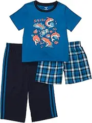 [Carter's] Carters 3x2212;pc. Cartoon Shark Pajama Set BLUE 18 Mo