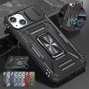 Armor Hybrid Len Cover Stand Phone Case For iPhone 14 13 12 11 Pro Max XR 7 8 SE