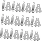 DOITOOL 288 Sets Hook and Eye Closure Set for Sewing Discreet Fasteners for Trousers Skirts Easy Installation Space Saving Design for DIY Crafting