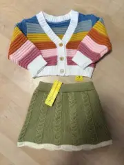 Shien Size 12-18M Girls Sweater And Skirt New With Tags