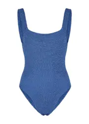 Hunza G Seersucker Swimsuit - Denim - One Size One Size