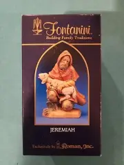 Vtg Fontanini Christmas Nativity 4" Figure Jeremiah #52587 Italy Shepard Sheep