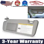 74320-0E074-B0 Left Side Sun Visor Gray For Toyota Highlander 2014-2019