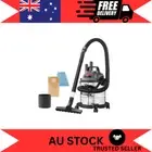 Ozito Wet And Dry Vacuum Stainless Steel 1250W 12L VERIFIED Car Home Couch Rug