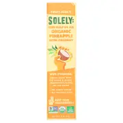 Solely, Fruit Jerky, Organic Pineapple with Coconut, 0.8 oz (23 g)
