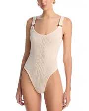 Hunza G Domino Textured Swimsuit