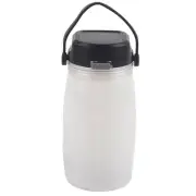 (White)Water Bottle USB Solar Charging Power Bank Hanging Lantern Camping L JF