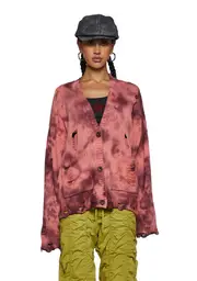 [The Ragged Priest] Creature Tie Dye Cardigan