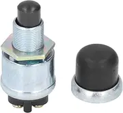 Engine Start Switch Button, 12V 24V 20A Momentary Push Button Switch, Engine Start Push Button Switch with Waterproof Cap Universal for Car Truck Boat RV ATV
