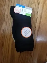 Wonder Nation Boys Multicolor Crew Socks 3 pack (l 3-9) NEW!
