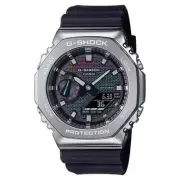 Casio G-shock GM2100RW-1A Rainbow Brick Dial Steel Bezel Watch