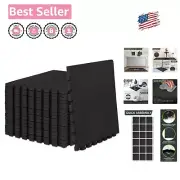 Portable 1'' Thick Interlocking Puzzle Mat - Perfect for Home Gyms & Play Areas