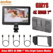 Godox GM7S 4K HDMI 7 inch Ultra Bright Camera DSLR Monitor 3D LUT Touch Screen