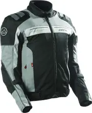DANE Solrig Motorcycle Textile Jacket, black-grey, Size 52 for Men Black Grey