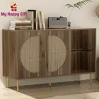 Artiss Buffet Sideboard Rattan Cupboard Cabinet 2 Doors Pantry Storage ANYA