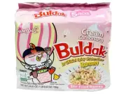 Samyang Cream Carbonara Flavor Buldak Ramen,Pack of 5