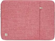 [NIDOO] 13.3 Inch Laptop Sleeve Case Water Resistant Protective Cover Portable Carrying Bag for 13" MacBook Air 2014-2017/13.5" Surface Book 2/14" Asus Chromebook / 13.3" Dell Latitude 3390, Red