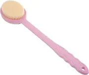 minkissy Gentle Back Skin Scrubber Massage Points Soft Face Cleaning Brush Bath Shower Back Brush Set