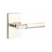 Emtek Concealed, Passage, Modern Rectangular Rosette, Myles Lever,...