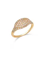 Bloomingdale's Fine Collection Diamond Pave Pinky Ring in 14K Yellow Gold, 0.60 tcw