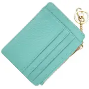 Slim RFID Credit Card Holder for Women Mini Front Pocket Wallet Purse With Ke...
