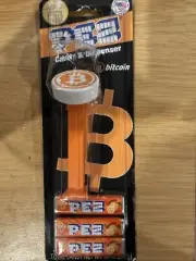 Limited Edition PEZ Bitcoin Crypto Candy Dispenser Sealed NEW Collectible