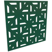ProtectorAl 300 - 1200 x 300 - 1200mm Dark Green / Gloss White Mosaic Unframed Composite Deco Panel