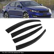 Fit For Kia Optima K5 2011 2012-2015 Smoke Window Visors Rain Guards Smoke (for: Kia)