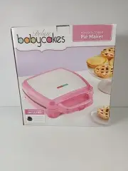 Deluxe Babycakes Nonstick Coated Mini Pie Maker with Crust Cutting Tool NEW