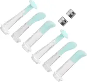 HOMOCONO Visible Ear Spoon Ear Scoop Assorted Color Skin Friendly and Durable Transparent Design Easy to Use
