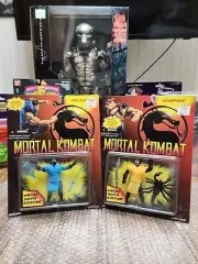 1994 Hasbro Mortal Kombat SPECIAL MOVE EDITION SET SCORPION AND SUB ZERO