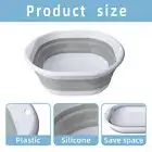 Basin Face Basin Plastic Wash Basin for Camping Kitchen Laundry Collapsible Foot